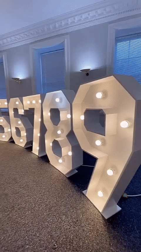 4 ft LED Numbers & Letters