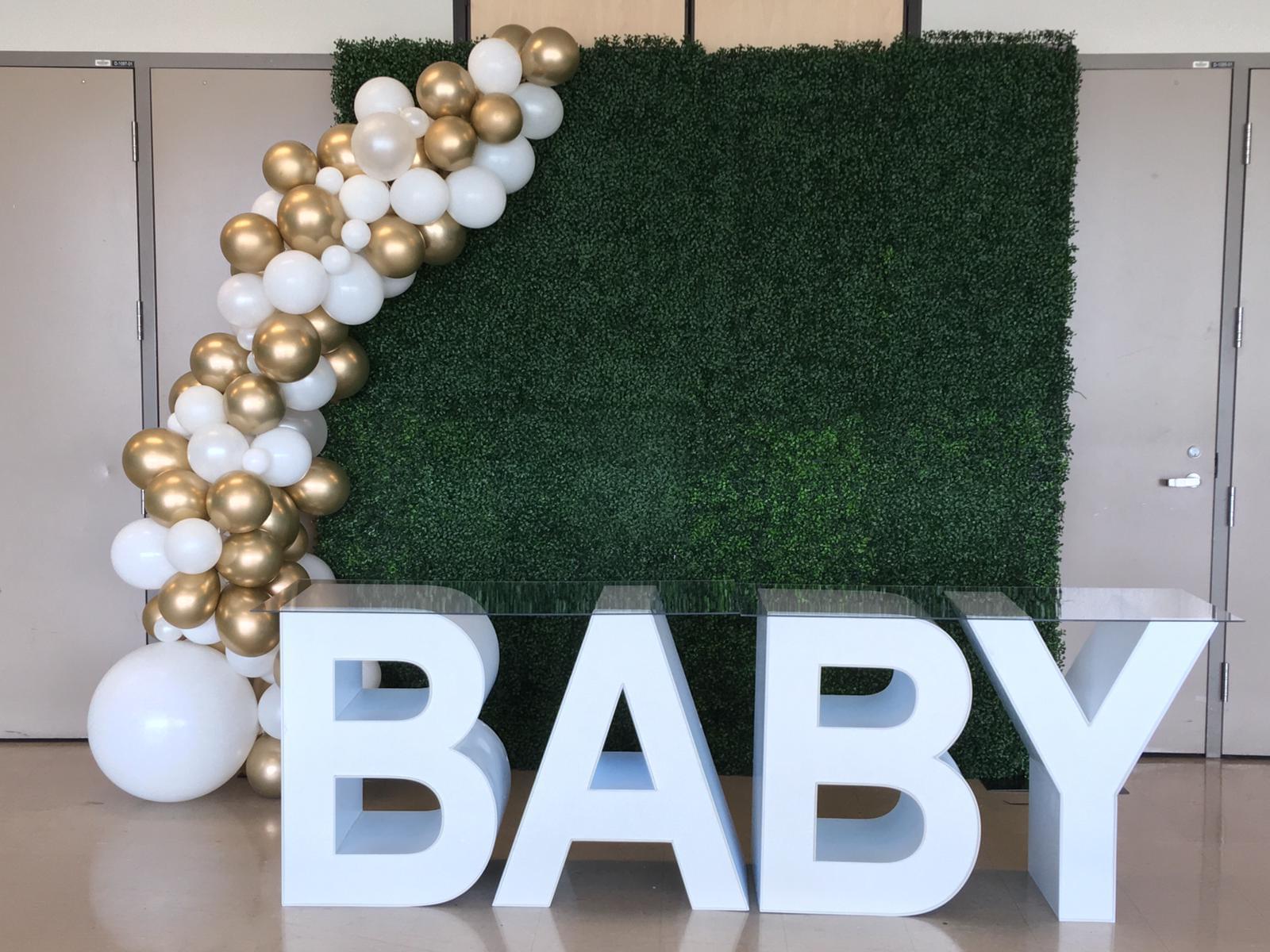 Baby Letter Marquee for hire
